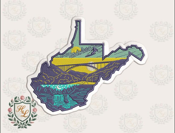Download Layers of West Virginia Embroidery Files - Premium Bundle
