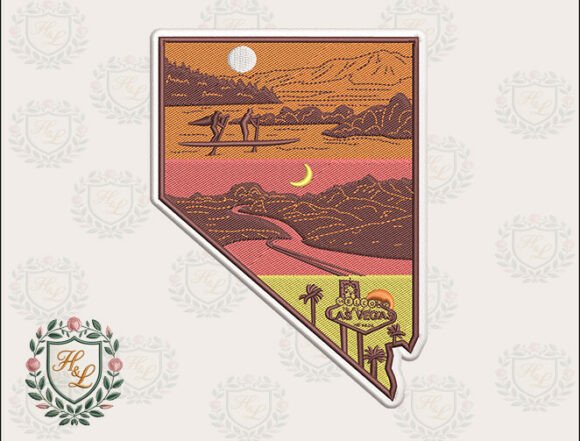 Download Layers of Nevada Embroidery Files - Premium Bundle