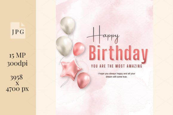 Download Happy Birthday Greeting Card 575 1 2 - Premium Resources